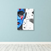 Splinters I – Gefragmenteerde Identiteit Kunst Canvas Afdruk (Insitu (Houten vloer))