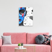 Splinters I – Gefragmenteerde Identiteit Kunst Canvas Afdruk (Insitu (Woonkamer))