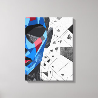 Splinters I – Gefragmenteerde Identiteit Kunst Canvas Afdruk