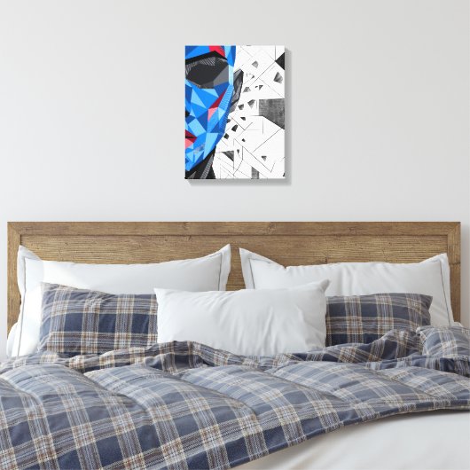 Splinters II – Fragmented Identity Art Canvas Afdruk (Insitu (Slaapkamer))