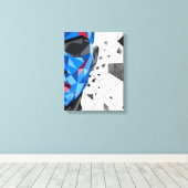 Splinters II – Gefragmenteerde Identiteit Kunst Canvas Afdruk (Insitu (Houten vloer))