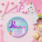 Splish Adventure Zone-thema Papieren Bordje (Feest)