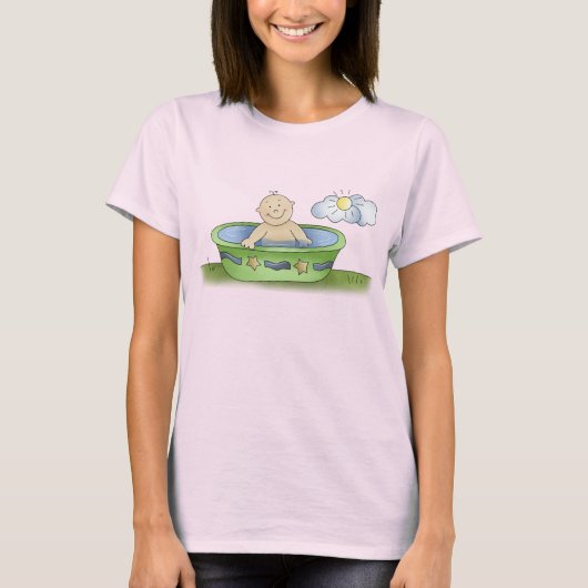 SPLISH EN SPLASH DAMES T-SHIRT (Voorkant)