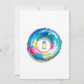 Splish Splash Baby Bash Zomer Baby shower Kaart (Achterkant)