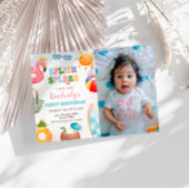 Splish Splash Birthday Bash Meisje Zwembad Party F Kaart