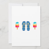 Splish Splash Boys Verjaardag Zwembad Party Uitnod Kaart (Achterkant)