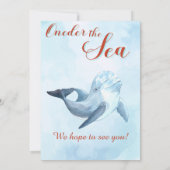 Splish Splash Bruin Zeemeermin Bash Meisje 1e Verj Kaart (Achterkant)