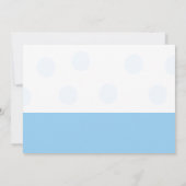 Splish Splash Duck Baby shower Invitation 5x7 Kaart (Achterkant)