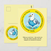Splish Splash fun Seagull summer Hawaii greetings Briefkaart (Voorkant / Achterkant)