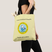 Splish Splash funny summer Seagull vacation  Tote Bag (Dichtbij)