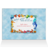 Splish Splash Girl Unique E8e Pool Birthday (Binnen Horizontaal (Boven))