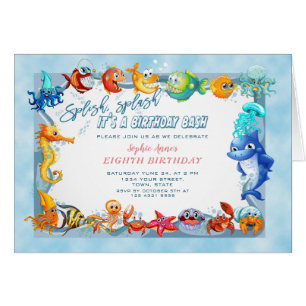 Splish Splash Girl Unique E8e Pool Birthday