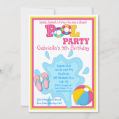 Splish Splash Girls Pool Kaart (Voorkant)