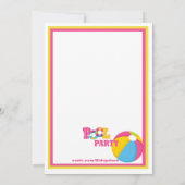 Splish Splash Girls Pool Kaart (Achterkant)