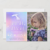 splish splash grillige sprankelende zeemeermin uit kaart (Voorkant)