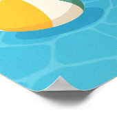 Splish Splash Het is een Baby Bash Baby shower Wel Poster (Hoek)