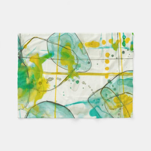 Splish Splash I Fleece Deken (Voorkant (Horizontaal))