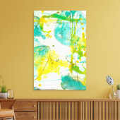 Splish Splash II Canvas Afdruk (Insitu (Woonkamer))