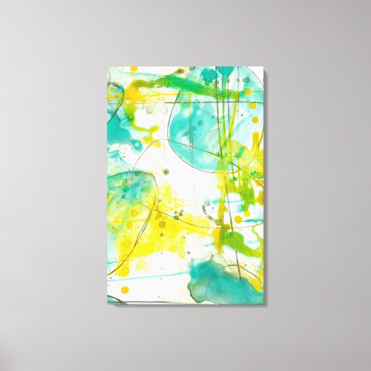 Splish Splash II Canvas Afdruk (Voorkant)