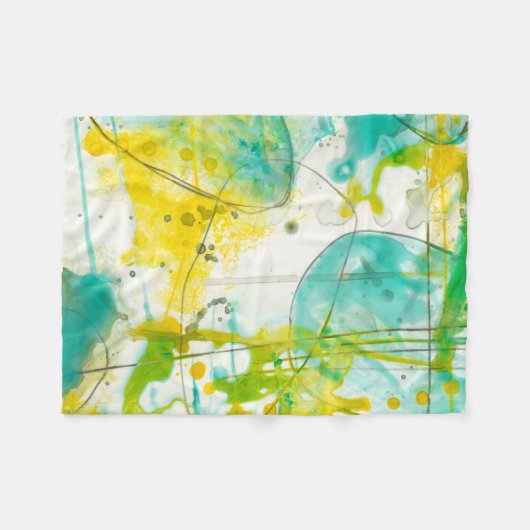 Splish Splash II Fleece Deken (Voorkant (Horizontaal))