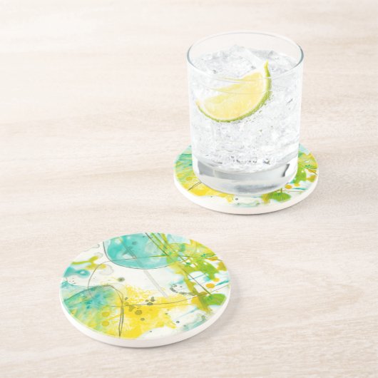 Splish Splash II Zandsteen Onderzetter (Zijkant)