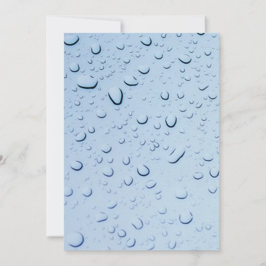 Splish Splash Invitation Kaart (Achterkant)