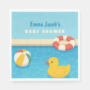 Splish Splash is een Baby Bash Baby shower Servet