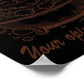 Splish Splash Je mening is Trash Funny Cat Poster (Hoek)