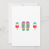 Splish Splash Kinder Pool Party Kaart (Achterkant)