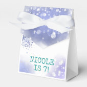 Splish splash magische zeemeermin verjaardag bash bedankdoosjes (Voorkant Zijde)