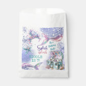 Splish splash magische zeemeermin verjaardag bash bedankzakje (Voorkant)