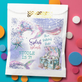 Splish splash magische zeemeermin verjaardag bash bedankzakje