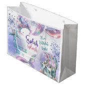 Splish splash magische zeemeermin verjaardag bash groot cadeauzakje (Voorkant Gekanteld)