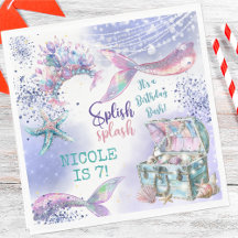 Splish splash magische zeemeermin verjaardag bash