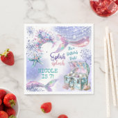 Splish splash magische zeemeermin verjaardag bash servet (Insitu)