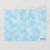 Splish Splash Meisje Unieke Achtste Zwembad Verjaa Briefkaart (Achterkant)