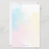 Splish Splash Mermaid Bash Birthday Party (Achterkant)