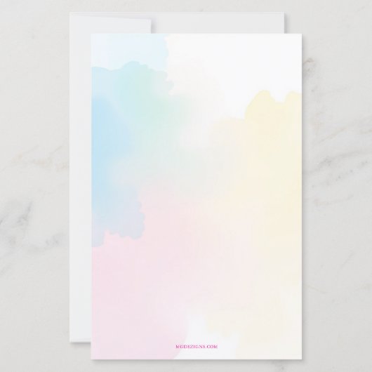 Splish Splash Mermaid Bash Birthday Party (Achterkant)