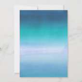 Splish Splash Mermaid Bash Birthday Uitnodiging (Achterkant)