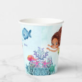 Splish Splash Mermaid Bash Girls Birthday Party Papieren Bekers (Rechts)
