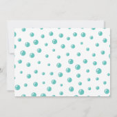 Splish Splash Mermaid Birthday Bash Kaart (Achterkant)