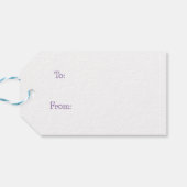 Splish Splash Mermaid Plain Party Cadeau Labels Cadeaulabel (Achterkant Horizontaal)