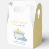 Splish Splash Moeder Eend Badkuip Baby Shower Bedankdoosjes (Open)