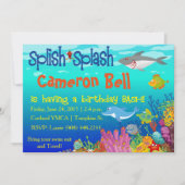 Splish Splash onderaan het Zee van 's avonds Bash! Kaart (Voorkant)