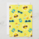 Splish Splash Park Party Zomer Jongen Verjaardag Kaart (Achterkant)