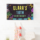 Splish Splash Party Glow Party Banner (Insitu)