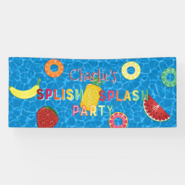 Splish Splash Party l Pool Birthday l Summer Fruit Spandoek