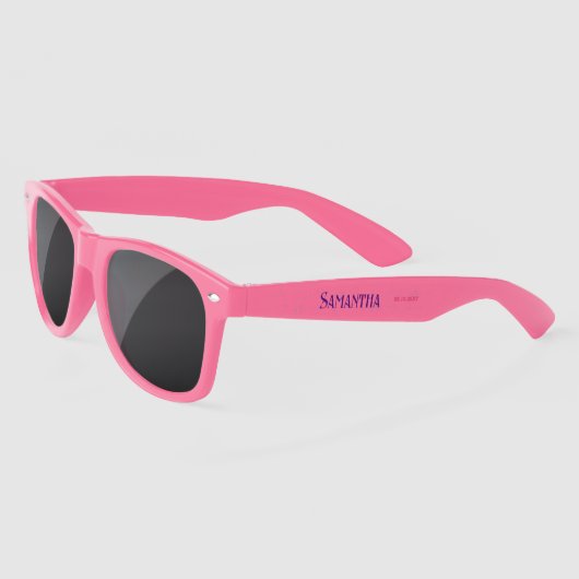 Splish Splash Pink 1e verjaardagsfeestje Zonnebrillen (Links)