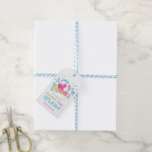Splish Splash Pool Party Bash Dank u Cadeaulabel (Met Touw)