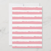 Splish Splash Pool Party Bash Meisje Roze Verjaard Kaart (Achterkant)